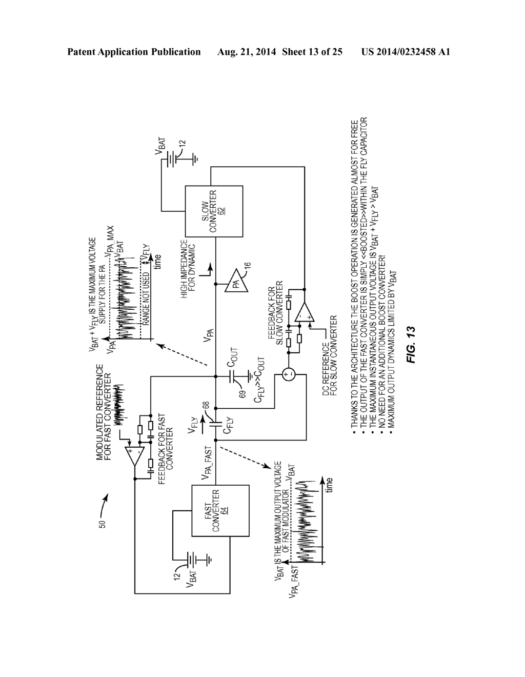 Method and Apparatus for a Multi-Standard, Multi-Mode, Dynamic, DC-DC     Converter for Radio Frequency Power Amplifiers - diagram, schematic, and image 14