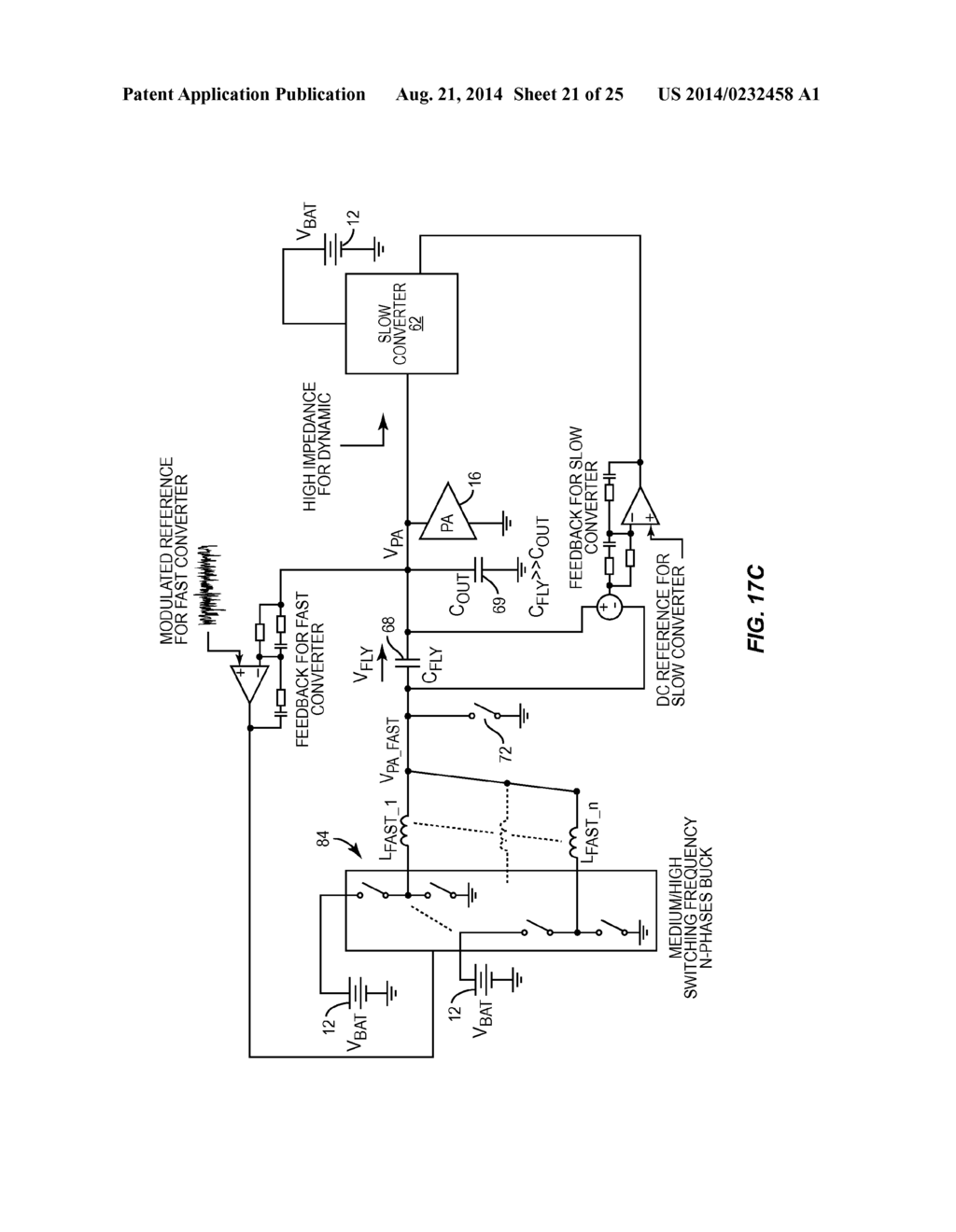 Method and Apparatus for a Multi-Standard, Multi-Mode, Dynamic, DC-DC     Converter for Radio Frequency Power Amplifiers - diagram, schematic, and image 22