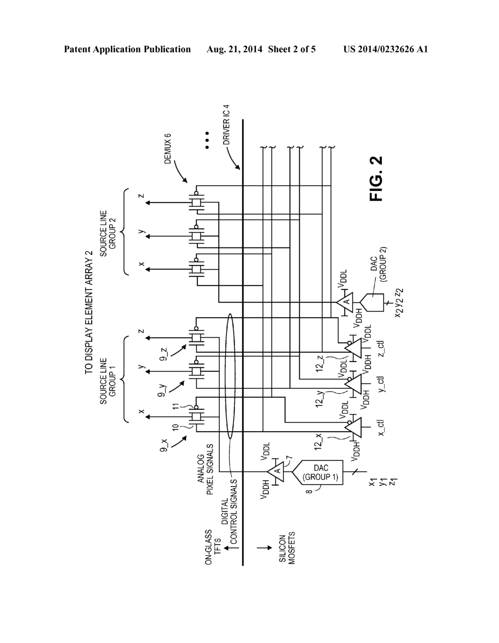 DISPLAY PANEL SOURCE LINE DRIVING CIRCUITRY - diagram, schematic, and image 03