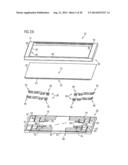 HOLDER ELEMENT FOR HOLDING AT LEAST ONE FLAT SURFACE-LIGHT LAMP, SET OF A     PLURALITY OF LAMPHOLDERS AND A PLURALITY OF ELONGATE HOLDING BODIES AND     LUMINAIRE diagram and image