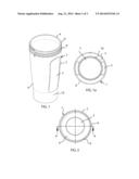 Drink mixer bottle and agitator diagram and image