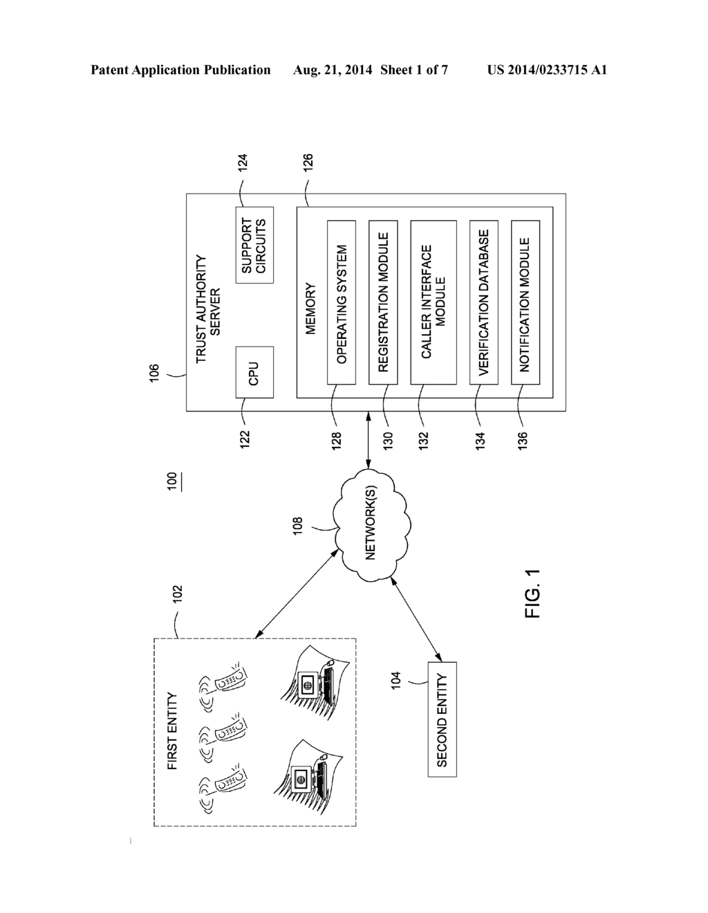 METHOD AND APPARATUS FOR PROVIDING TRUSTED CALLER ID SERVICES - diagram, schematic, and image 02