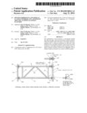 Pivoting Horizontal and Vertical Scaffold Members and a Method of Erecting     an Offset Scaffold Platform diagram and image