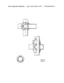 Pivoting Horizontal and Vertical Scaffold Members and a Method of Erecting     an Offset Scaffold Platform diagram and image