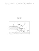 FILM COOLING STRUCTURE AND TURBINE BLADE diagram and image