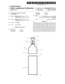DECORATIVE BOTTLE CANDLE CONTAINER diagram and image