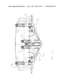 SPLIT OUTER HULL HYDROPLANING VESSEL WITH A REACTIVE SUSPENSION AND     INTEGRATED BRAKING AND STEERING SYSTEM diagram and image