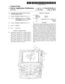 HANDHELD ELECTRONIC DEVICE WITH TEXT DISAMBIGUATION diagram and image