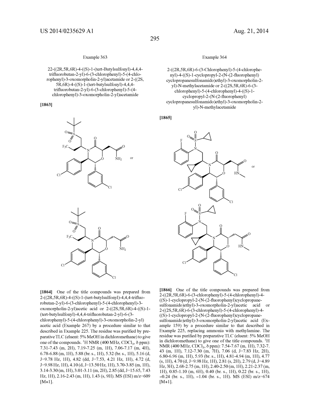 HETEROCYCLIC COMPOUNDS AS MDM2 INHIBITORS FOR THE TREATMENT OF CANCER - diagram, schematic, and image 296