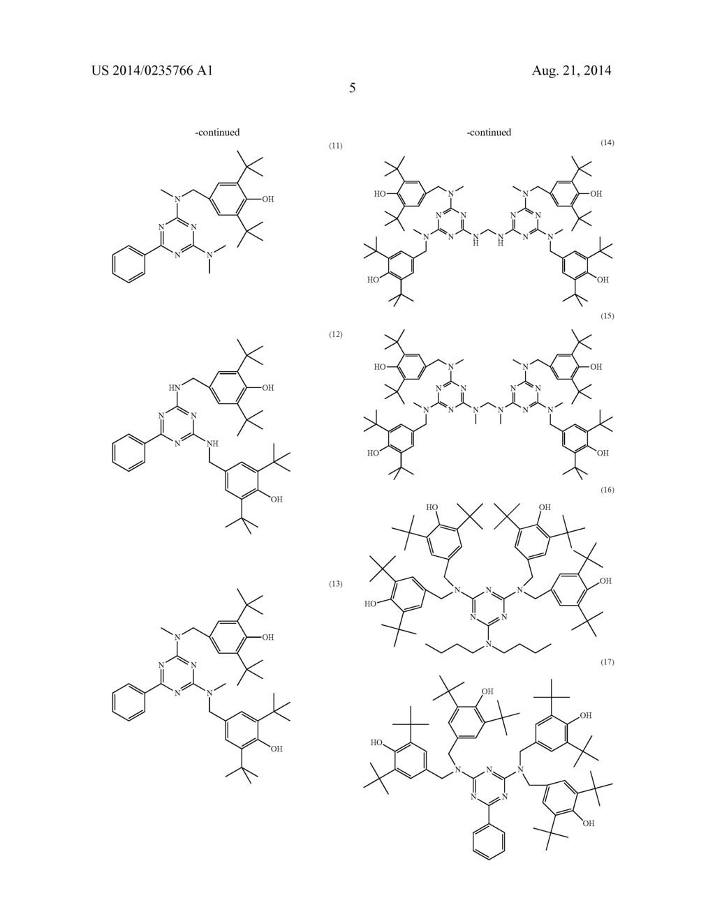 Stabilizing of Organic Material with Amino-Triazine Based     Mannich-Compounds - diagram, schematic, and image 07