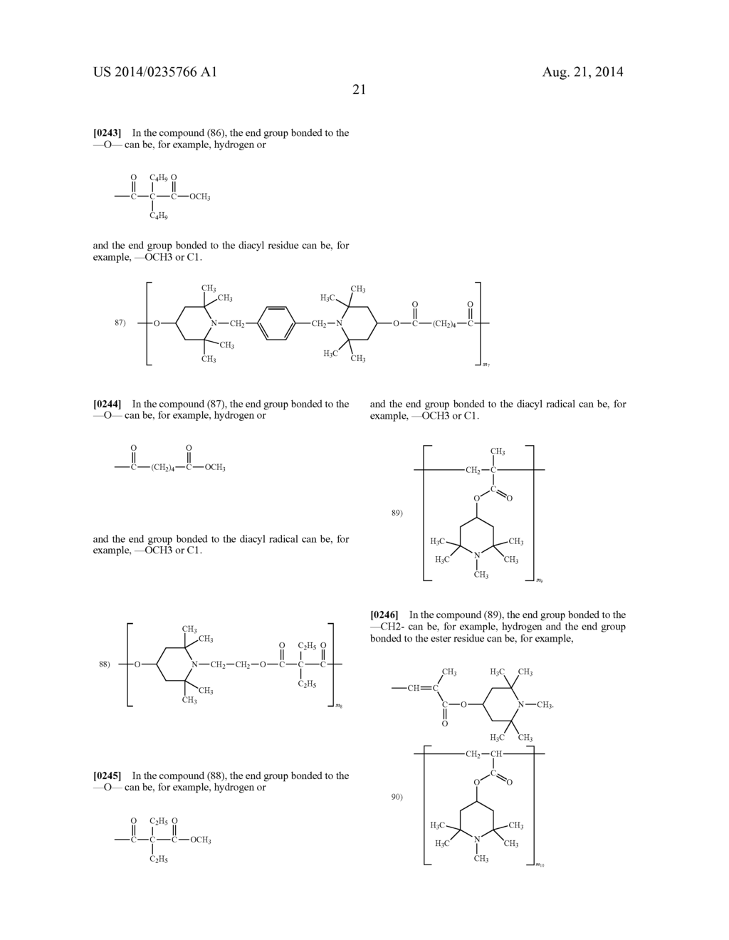 Stabilizing of Organic Material with Amino-Triazine Based     Mannich-Compounds - diagram, schematic, and image 23