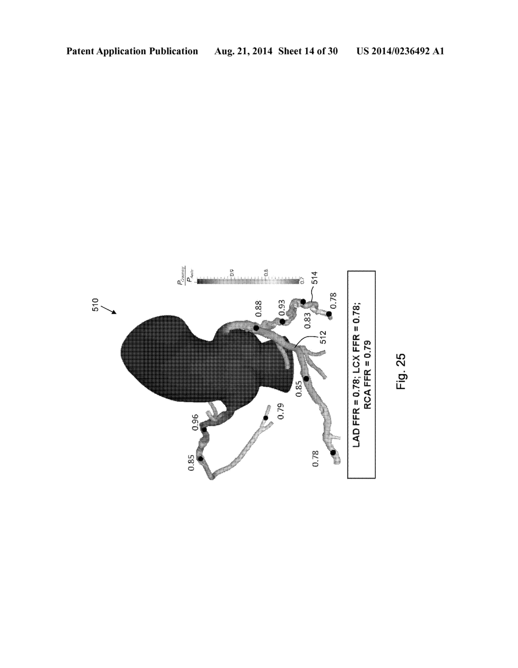 METHOD AND SYSTEM FOR PATIENT-SPECIFIC MODELING OF BLOOD FLOW - diagram, schematic, and image 15