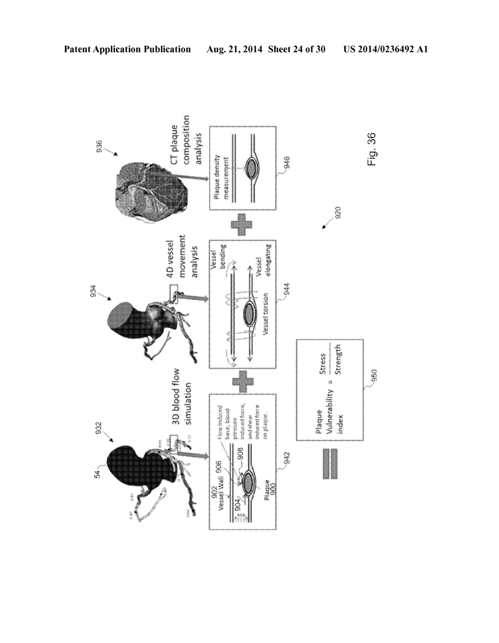 METHOD AND SYSTEM FOR PATIENT-SPECIFIC MODELING OF BLOOD FLOW - diagram, schematic, and image 25