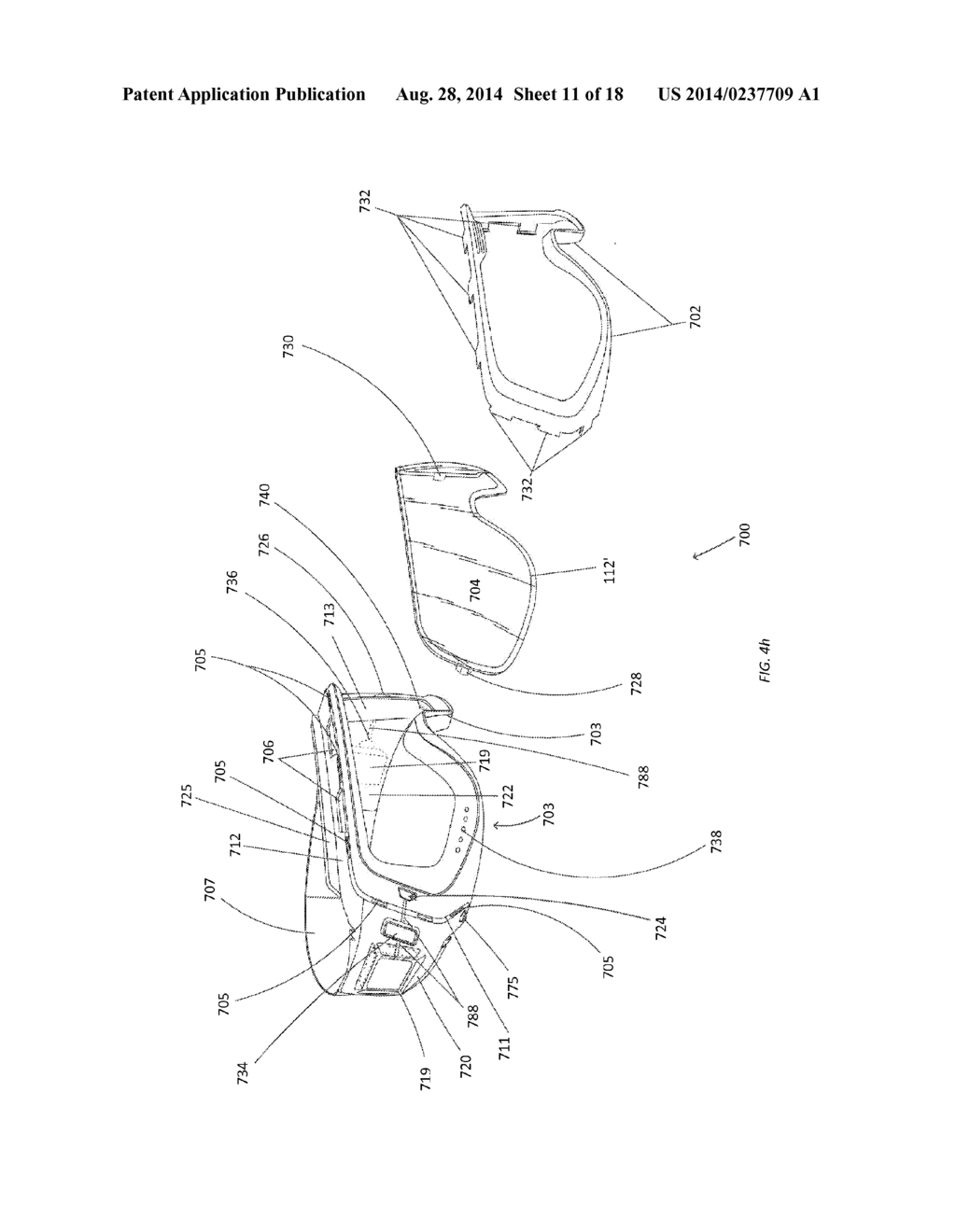 INTERCHANGEABLE LENS GOGGLE ADAPTABLE TO PREVENT FOGGING - diagram, schematic, and image 12