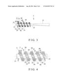 HAIR BRUSH DEVICE HAVING HELICAL BRISTLES diagram and image