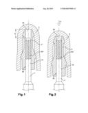 DEVICE FOR ATTACHING A KNOB OF A GEAR LEVER FOR A MOTOR VEHICLE diagram and image