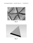 ABRASIVE ARTICLE WITH SHAPED ABRASIVE PARTICLES WITH GROOVES diagram and image