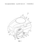 AIR FILTER ASSEMBLY FOR AN ENGINE diagram and image