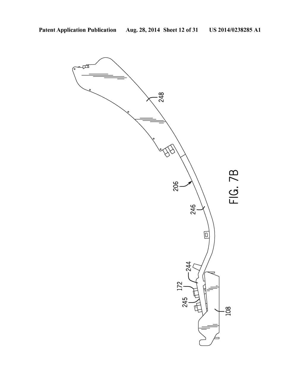 SUPPORTING DEVICE FOR MOUNTING A FURROW DEVICE ON A SEED TUBE - diagram, schematic, and image 13