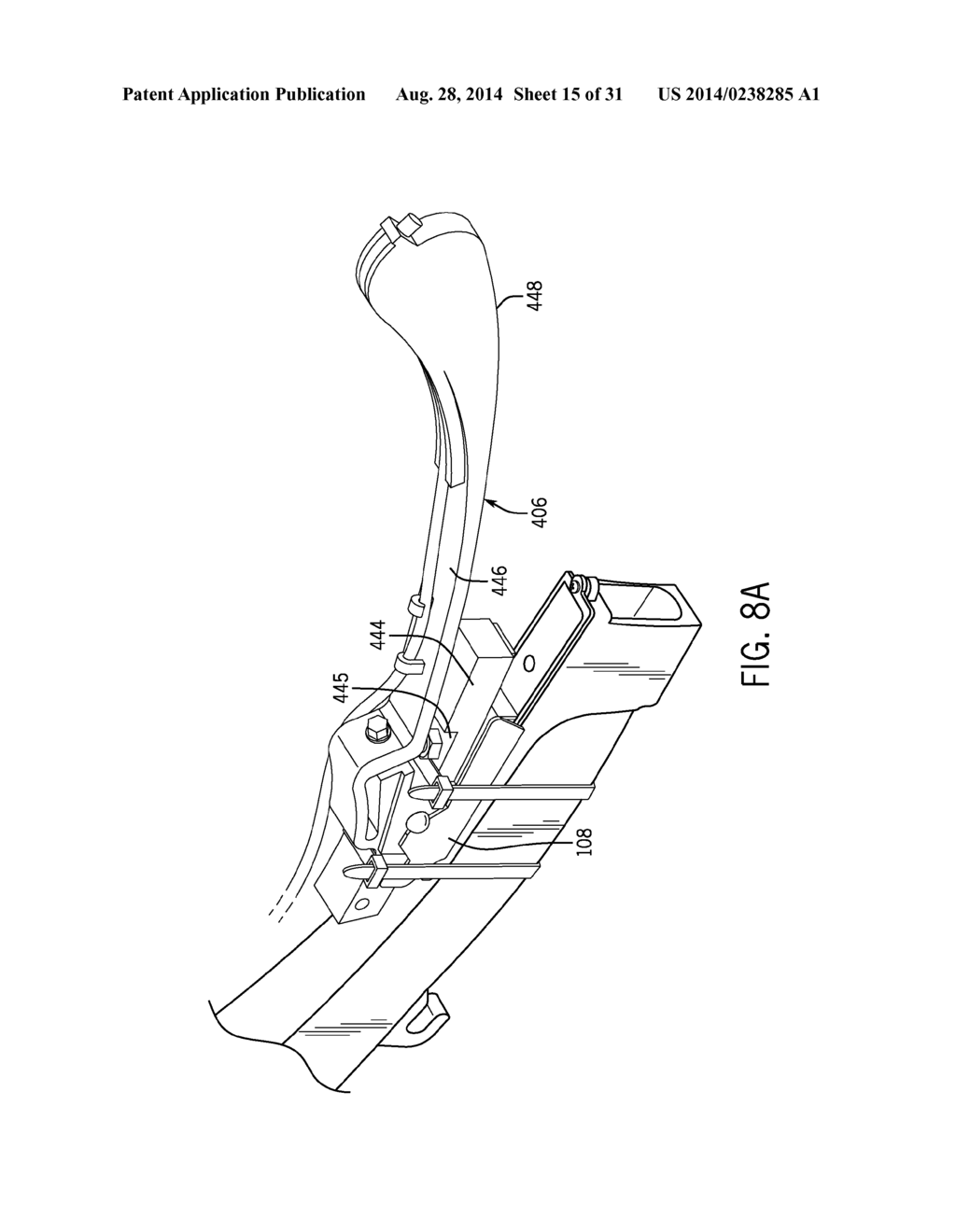 SUPPORTING DEVICE FOR MOUNTING A FURROW DEVICE ON A SEED TUBE - diagram, schematic, and image 16