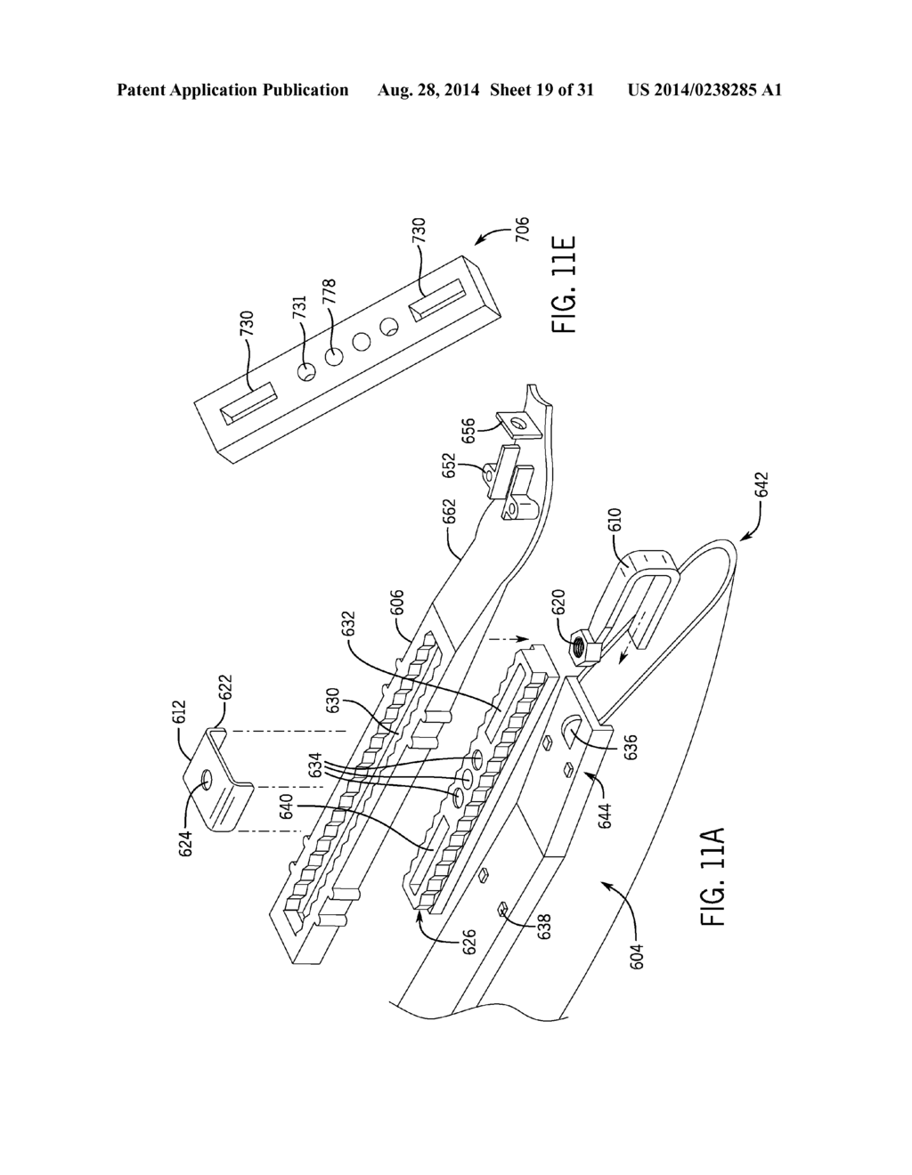 SUPPORTING DEVICE FOR MOUNTING A FURROW DEVICE ON A SEED TUBE - diagram, schematic, and image 20