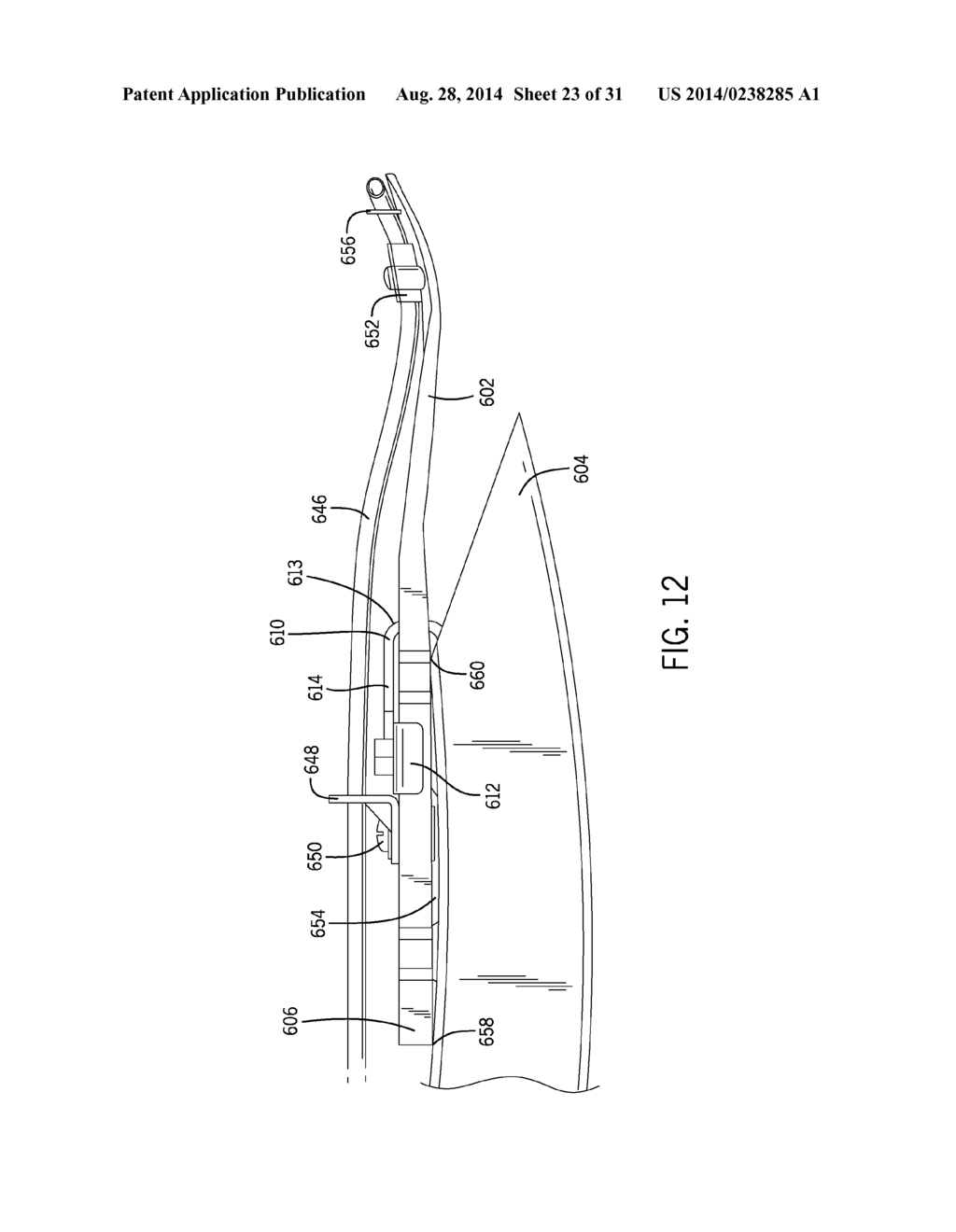 SUPPORTING DEVICE FOR MOUNTING A FURROW DEVICE ON A SEED TUBE - diagram, schematic, and image 24