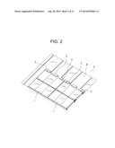 SOLAR CELL MODULE AND SOLAR CELL ARRAY ROOFING STRUCTURE USING SAME diagram and image