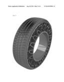 NON-PNEUMATIC TIRE WITH REINFORCING MEMBER HAVING PLATE WIRE STRUCTURE diagram and image