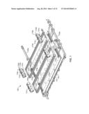 THERMAL TRANSFER STRUCTURE(S) AND ATTACHMENT MECHANISM(S) FACILITATING     COOLING OF ELECTRONICS CARD(S) diagram and image