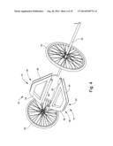 KIT FOR CONVERTING A CLIMBING TREE STAND INTO A CART diagram and image