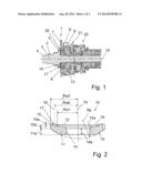 Adjustment Device for a Disc Brake diagram and image