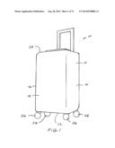 LUGGAGE WITH SUPPORT RECEPTACLE diagram and image