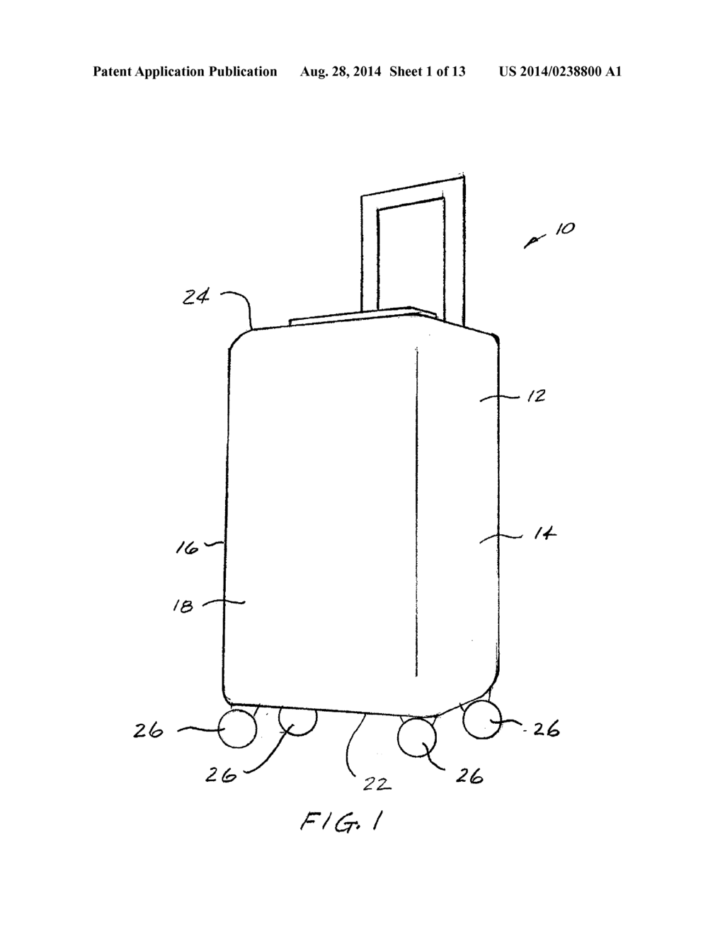 LUGGAGE WITH SUPPORT RECEPTACLE - diagram, schematic, and image 02