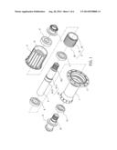 WHEEL HUB FOR A BICYCLE diagram and image