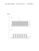 METHOD OF PRODUCING STRUCTURE CONTAINING PHASE-SEPARATED STRUCTURE, METHOD     OF FORMING PATTERN, AND TOP COAT MATERIAL diagram and image