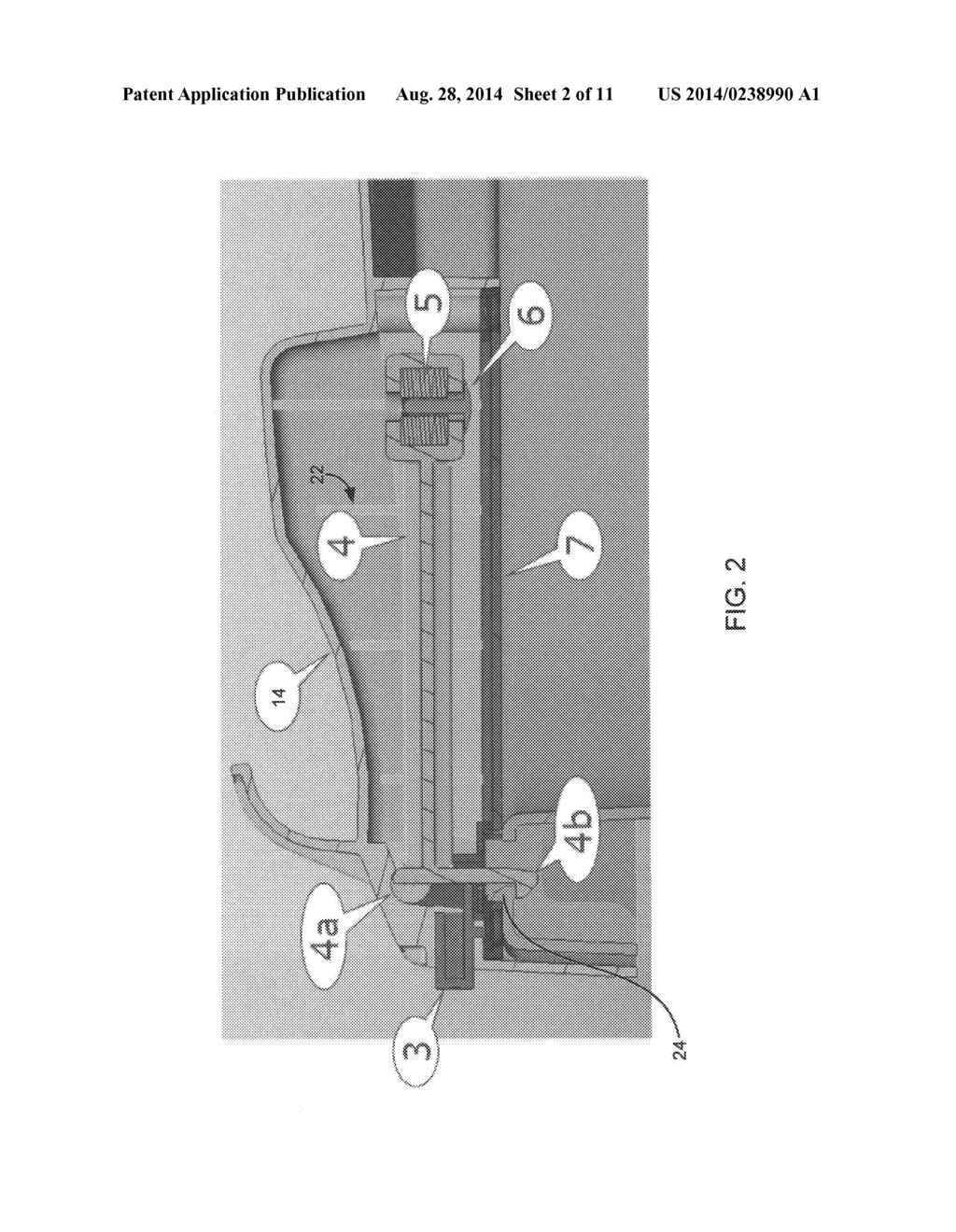 Waste Container with Gravity Latch - diagram, schematic, and image 03