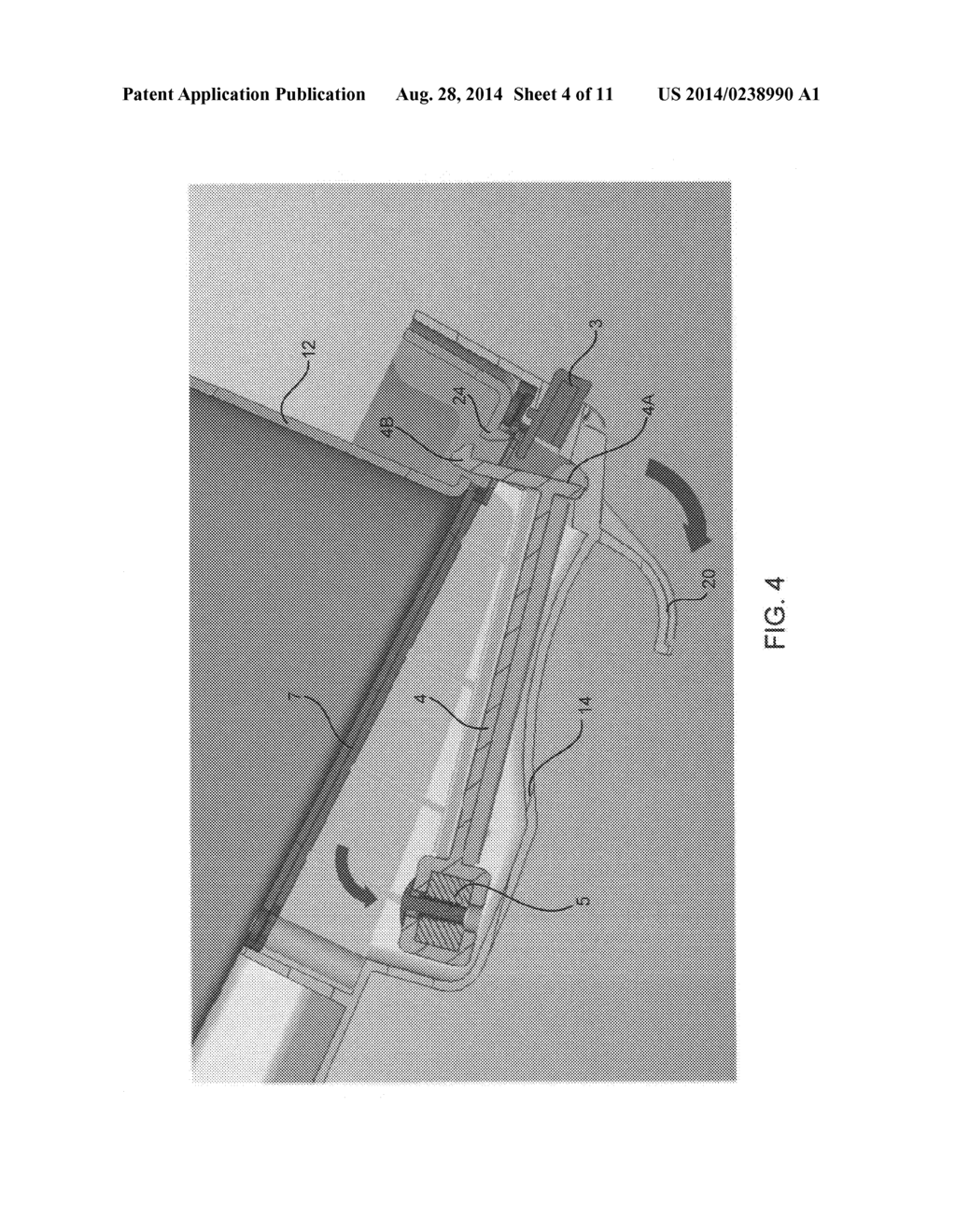 Waste Container with Gravity Latch - diagram, schematic, and image 05