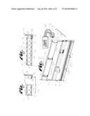 UTILITY COMPARTMENT TRAY AND MOUNTING BRACKET ASSEMBLY diagram and image