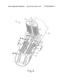 SURGICAL INSTRUMENT WITH ARTICULATION LOCK HAVING A DETENTING BINARY     SPRING diagram and image