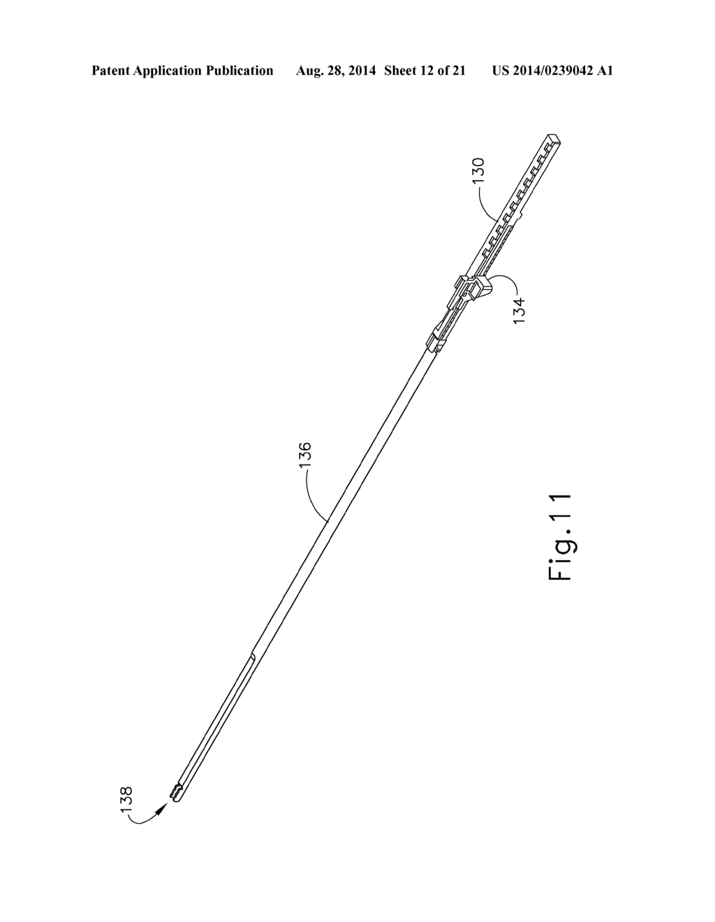 INTEGRATED TISSUE POSITIONING AND JAW ALIGNMENT FEATURES FOR SURGICAL     STAPLER - diagram, schematic, and image 13