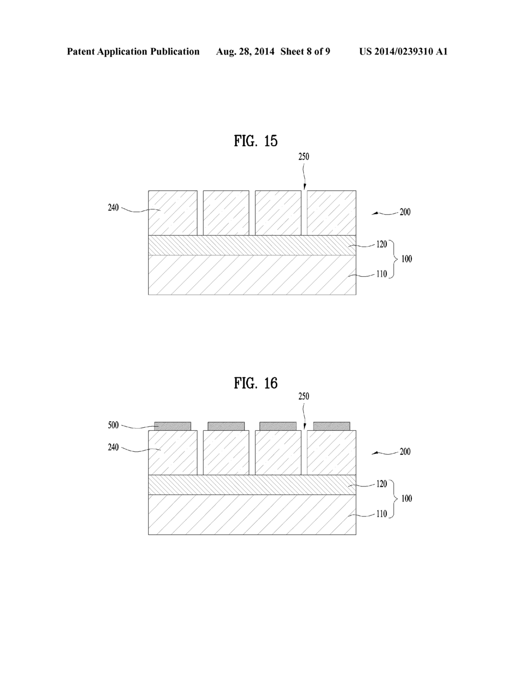 GROWTH SUBSTRATE, NITRIDE SEMICONDUCTOR DEVICE AND METHOD OF MANUFACTURING     THE SAME - diagram, schematic, and image 09