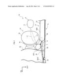 CURTAIN AIRBAG DEVICE AND OCCUPANT PROTECTING DEVICE diagram and image