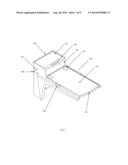 CONVERTIBLE MULTIFUNCTION OVERBED TABLE AND CHAIR diagram and image