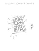 ADJUSTABLE ERGONOMIC KEYBOARD diagram and image