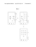 DISPLAY DEVICE FOR SELECTIVELY OUTPUTTING TACTILE FEEDBACK AND VISUAL     FEEDBACK AND METHOD FOR CONTROLLING THE SAME diagram and image