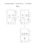 DISPLAY DEVICE FOR SELECTIVELY OUTPUTTING TACTILE FEEDBACK AND VISUAL     FEEDBACK AND METHOD FOR CONTROLLING THE SAME diagram and image