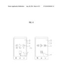 DISPLAY DEVICE FOR SELECTIVELY OUTPUTTING TACTILE FEEDBACK AND VISUAL     FEEDBACK AND METHOD FOR CONTROLLING THE SAME diagram and image