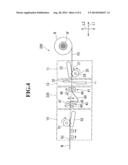 ADHESIVE LABEL ISSUING APPARATUS AND PRINTER diagram and image