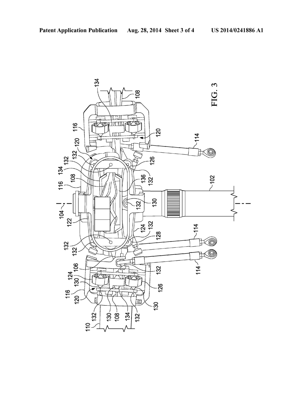 Rotor System Shear Bearing - diagram, schematic, and image 04