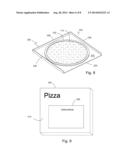 Frozen pizza preparation package and method diagram and image